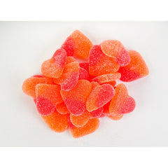 Bonbons - Sugared peach hearts