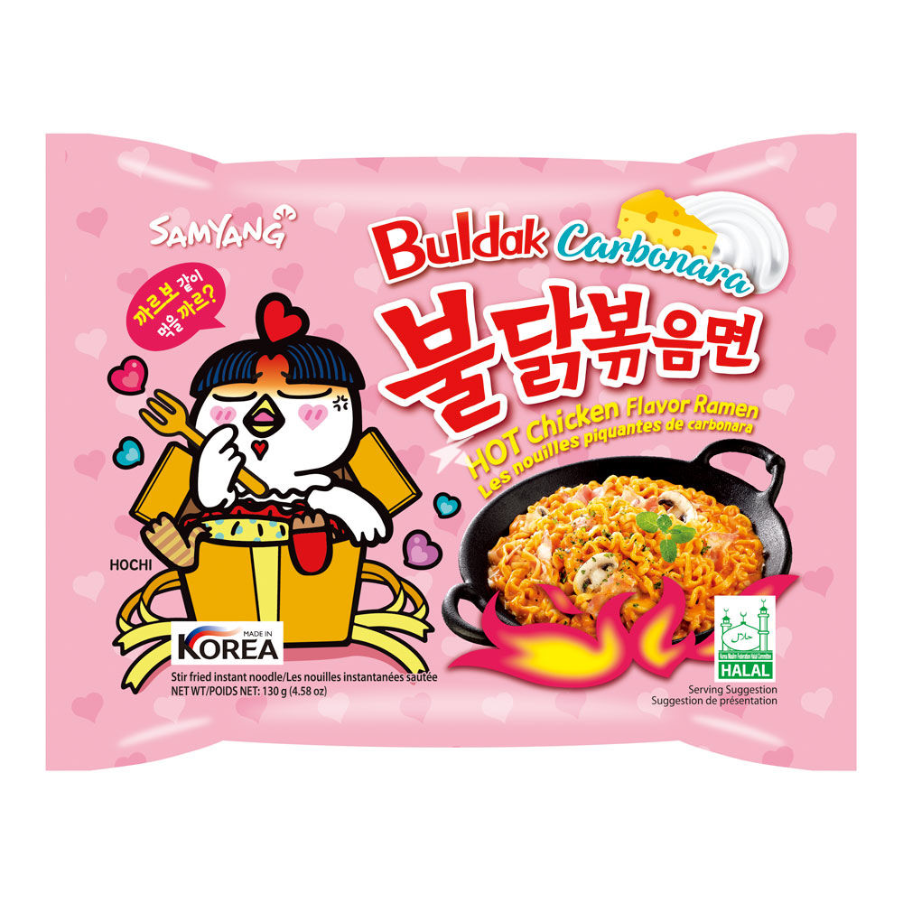 Buldak - Carbonara hot chicken flavor ramen